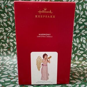 Hallmark Keepsake Harmony Christmas Angels Ornament - Pink and Gold